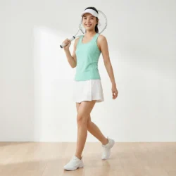 Chân Váy Pickleball Nữ Xếp Ly Xẻ Chéo – 5135QZ