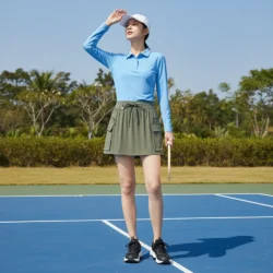 Chân Váy Pickleball Nữ Túi Hộp Dây Rút – 5136QZ